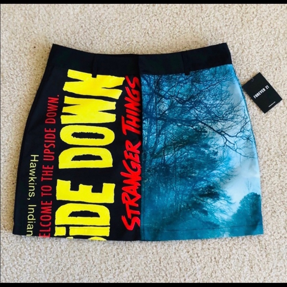 NWOT Stranger Things Mini Skirt from F21